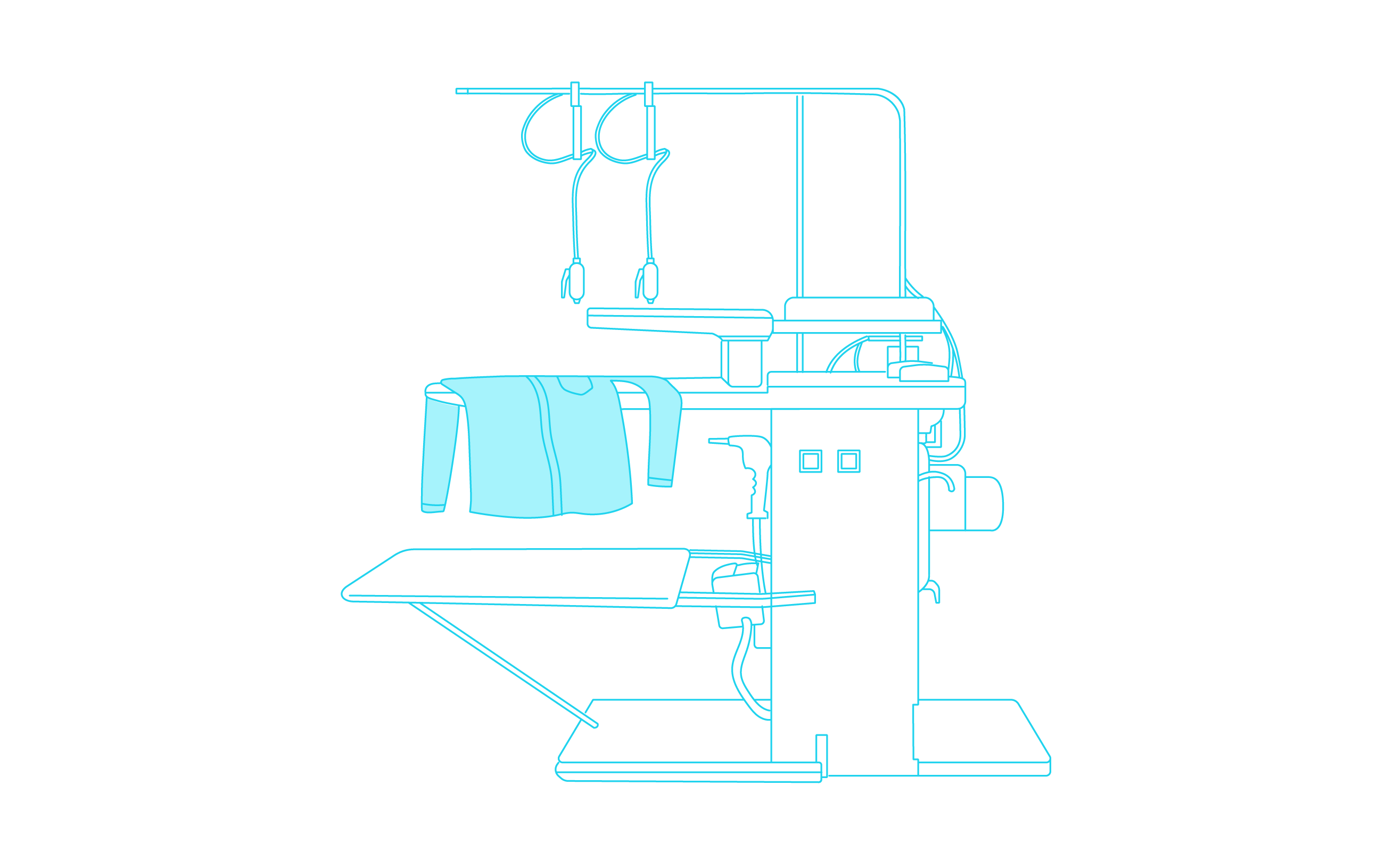 Spot cleaning station