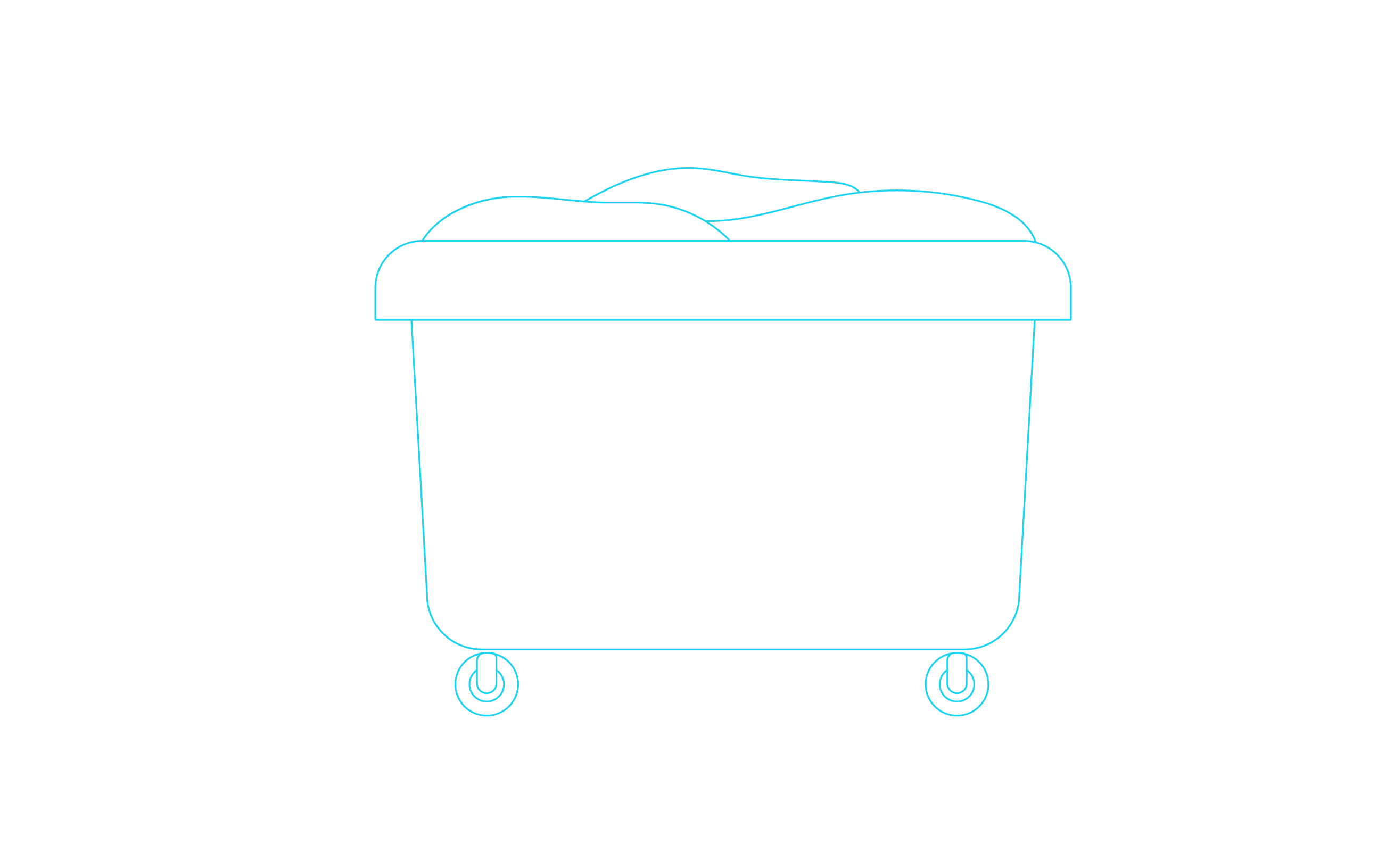 Clothes bin for sorting