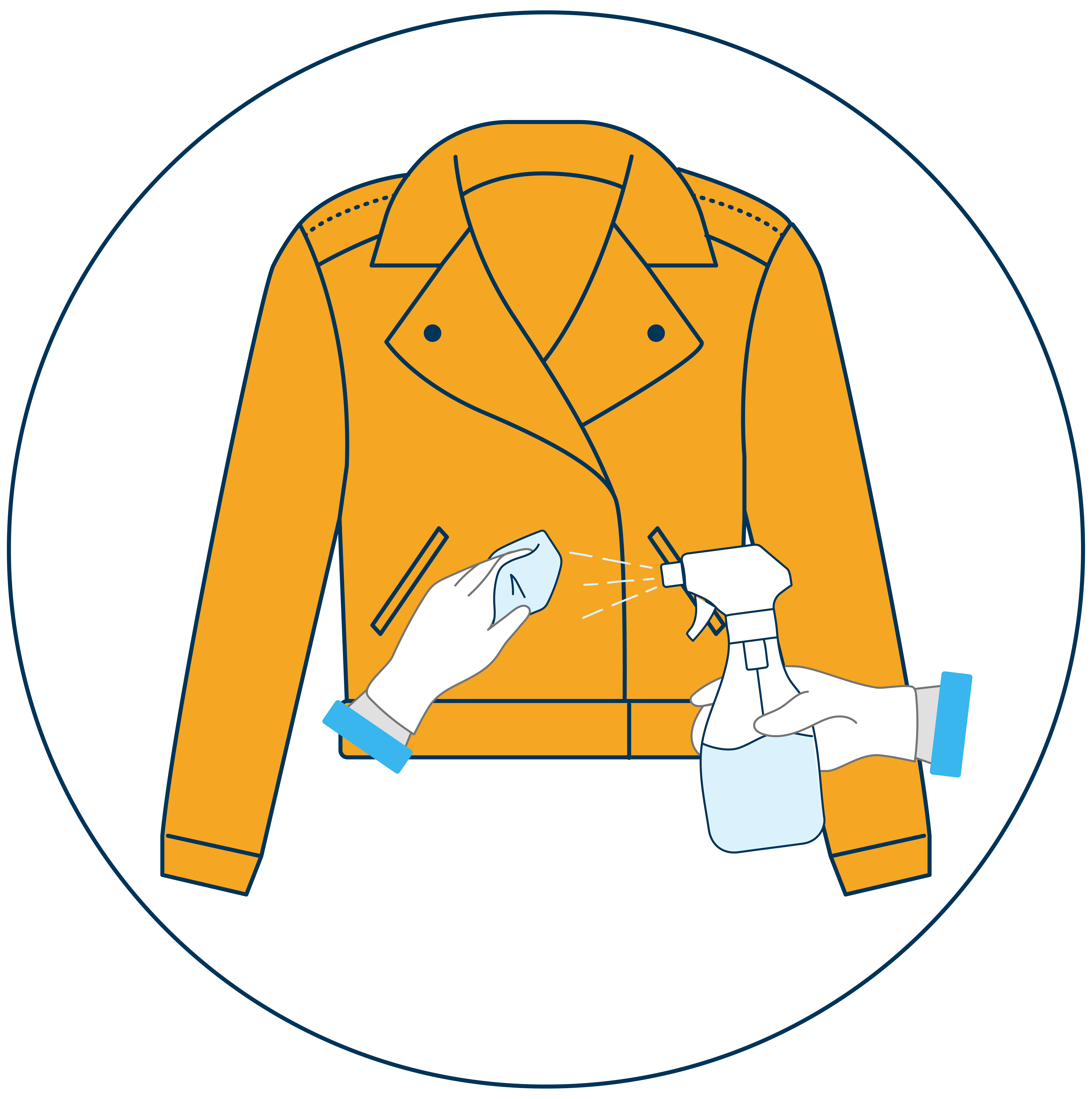 Leather cleaning